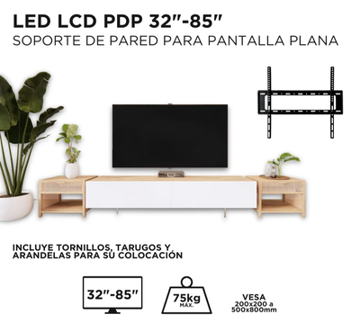Soporte fijo hasta 85"