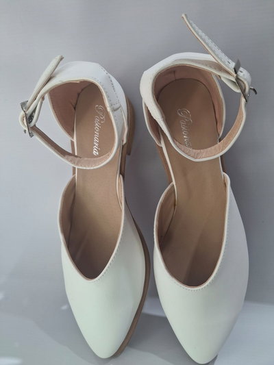 Chatitas blancas lisas