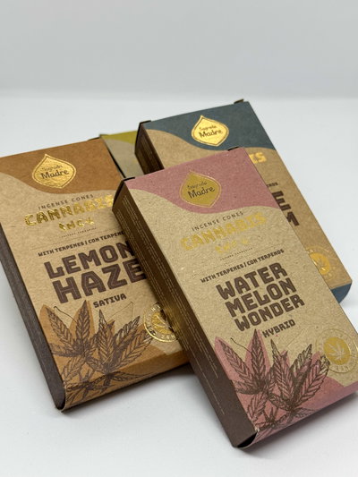 Sahumerios Cannabis en cono Sagrada Madre