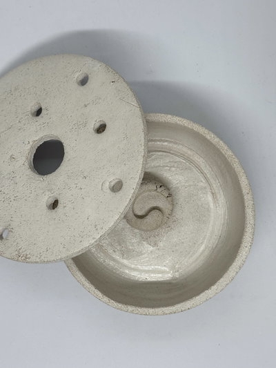 Porta espiral con tapa