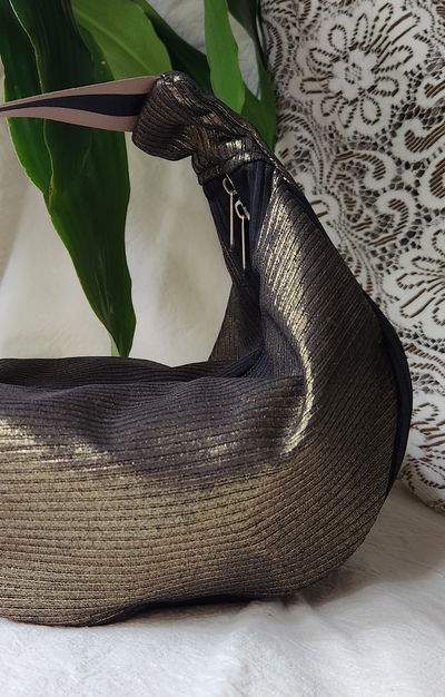 Bandolera Black Shine