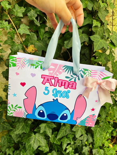 Bolsa de Stitch Editable en Canva