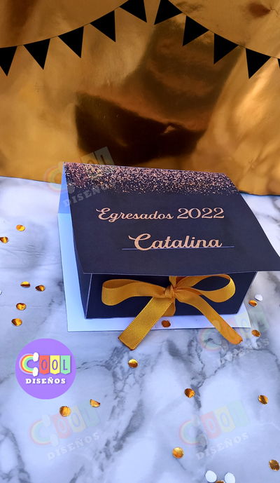 Cajita Egresados EDITABLE en PowerPoint