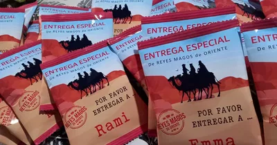 Chip bag de Reyes Magos EDITABLE EN POWERPOINT