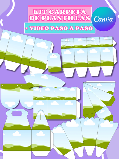 KIT PLANTILLAS EDITABLES EN CANVA + Video tutorial de regalo 🎁​