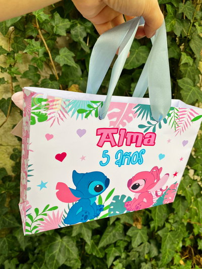 Bolsa de Stitch Editable en Canva