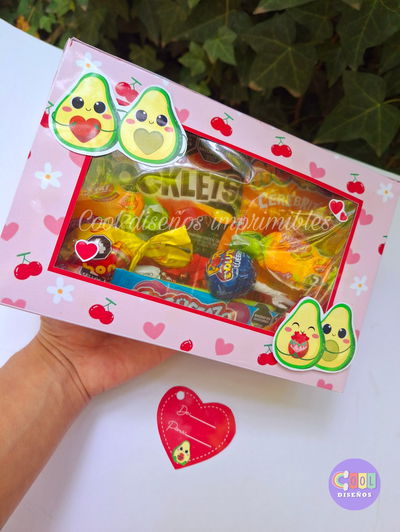 Pack Cajas con visor Enamorados PDF