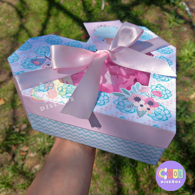 Pack de Cajas corazon hexagonal PDF