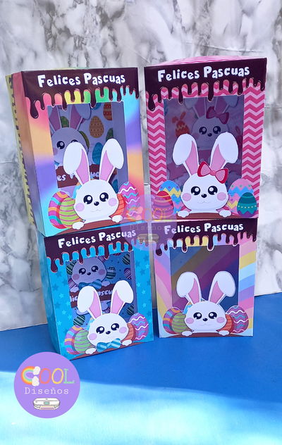 Kit de Cajas con visor Pascuas PDF