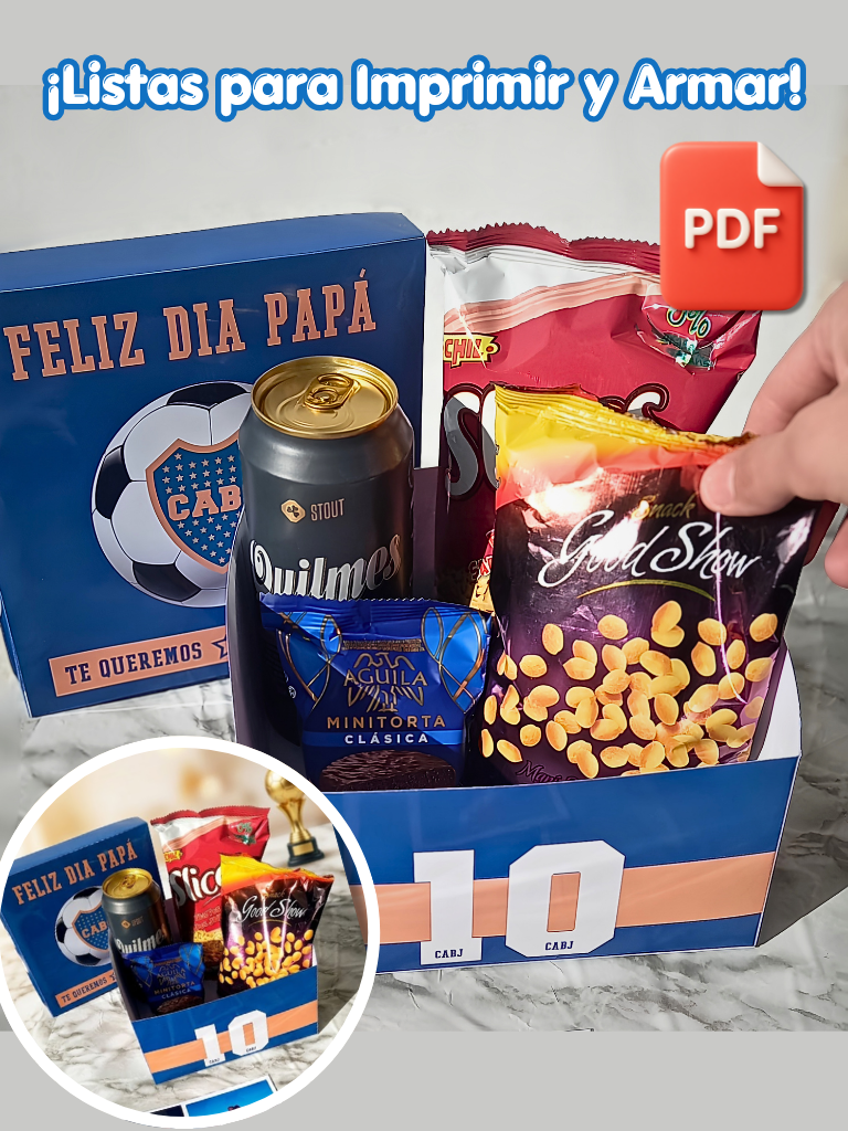Pack de 10 cajas Dia del padre! PDF | cool diseños