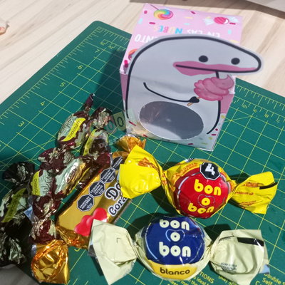 🍭 Cajitas cubo semana de la dulzura 🍭