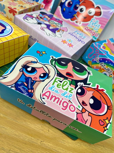 Pack 10 cajitas Dia del amigo
