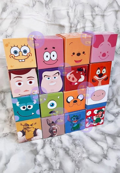 Cajitas Cubo de personajes PDF