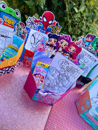 Pack 12 Cajitas Editables en Canva