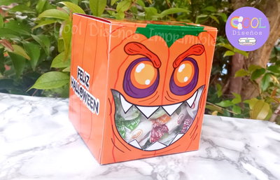 Caja cubo Halloween PDF