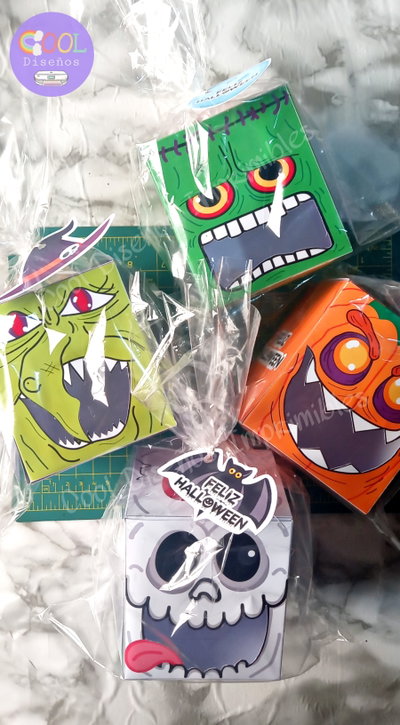 Caja cubo Halloween PDF