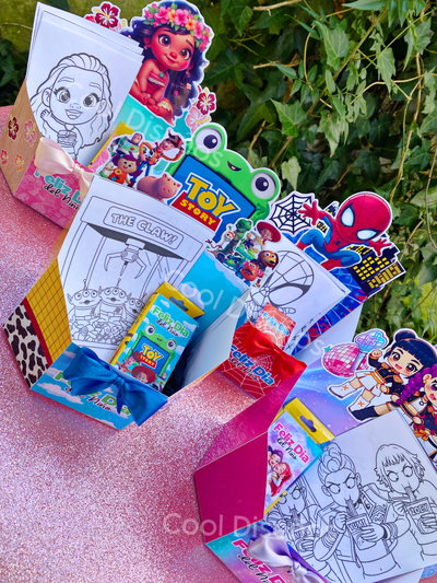 Pack 12 Cajitas Editables en Canva