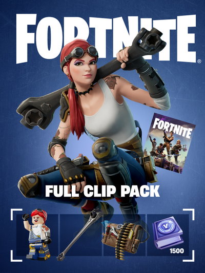 Pack  Full Clip Pack + Mision 1.500 Pavos Fortnite