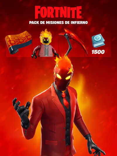 Pack Misión Infernal + Mision 1.500 Pavos Fortnite