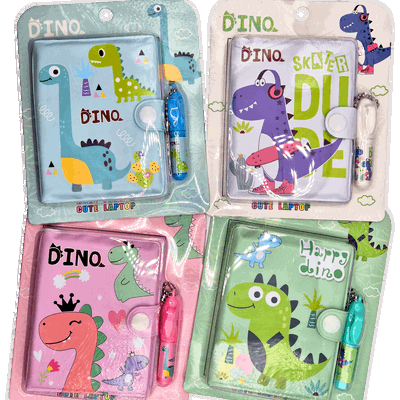 Libreta Dino con Lapicera