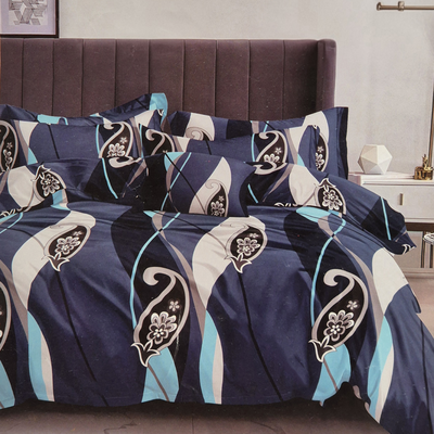 Juego de Sabanas Twin Azul con ondas