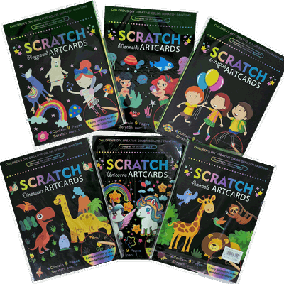 Libreta Scratch Multicolor Grande