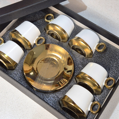 Set de tazas cerámica - (12 piezas)