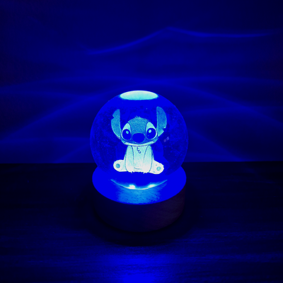 Esfera de Cristal 3D - STITCH