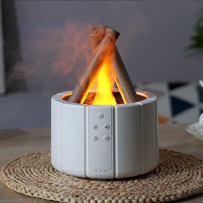 Humidificador Fogata con Control Remoto + ACEITE ESENCIAL DE REGALO