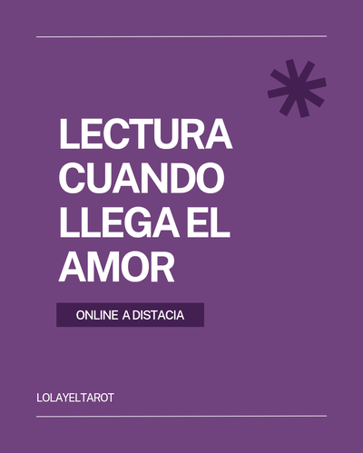 LECTURA CUANDO LLEGA EL AMOR