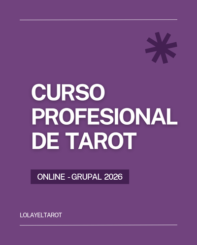 CURSO PROFESIONAL DE TAROT GRUPAL MENSUAL 