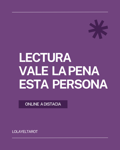 LECTURA VALE LA PENA ESTA PERSONA