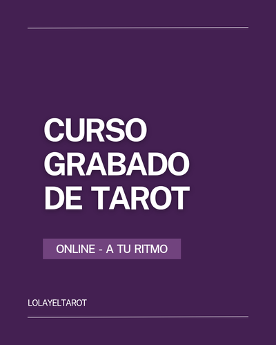 CURSO GRABADO DE TAROT