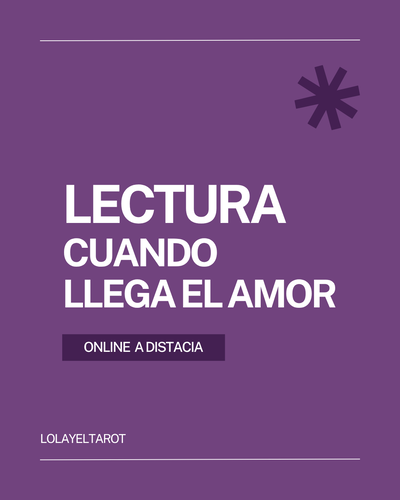 LECTURA CUANDO LLEGA EL AMOR