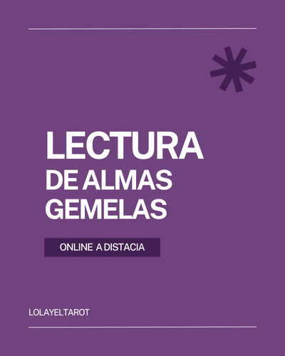 LECTURA DE ALMAS GEMELAS