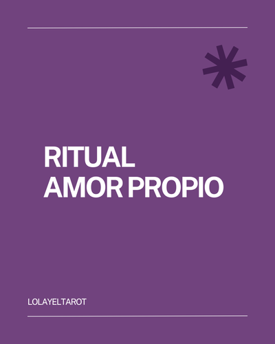 RITUAL DE AMOR PROPIO