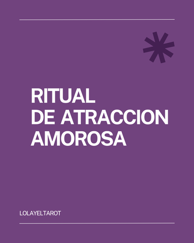 RITUAL DE ATRACCIÓN AMOROSA