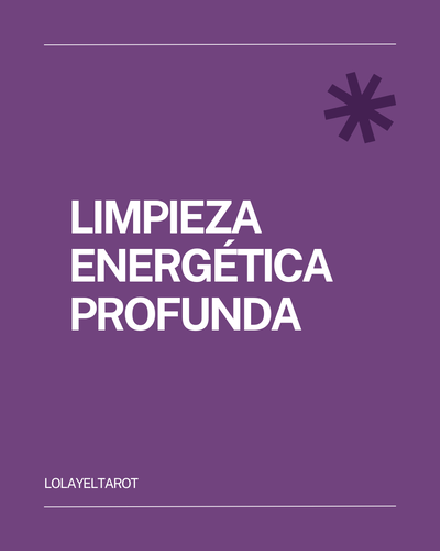 LIMPIEZA ENERGÉTICA PROFUNDA