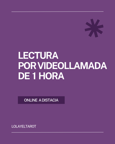 LECTURA POR VIDEOLLAMADA DE 1 HORA