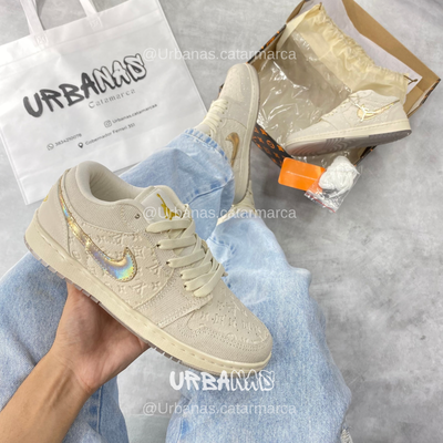 NIKE DUNK LOW FT LOUIS VUITTON 1 Beige.