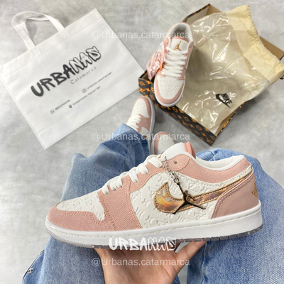 NIKE DUNK LOW FT LOUIS VUITTON ROSA