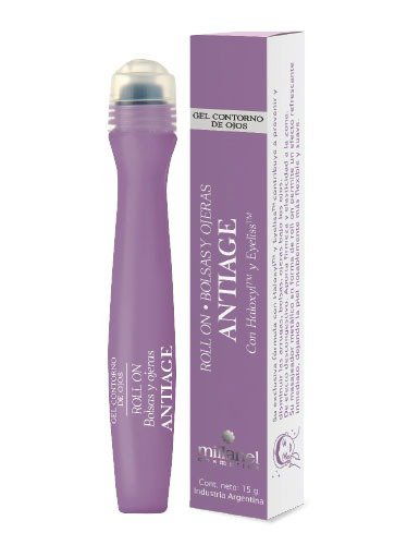 Gel contorno de ojos roll on para bolsas y ojeras Antiage Millanel