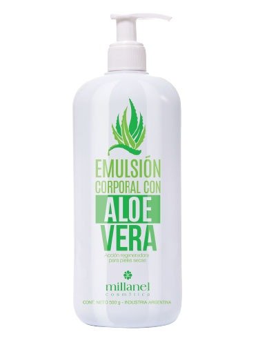 Emulsión Corporal con Aloe Vera x 500g Millanel