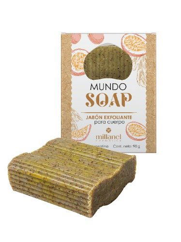 Jabón Exfoliante Corporal Mundo Soap Millanel