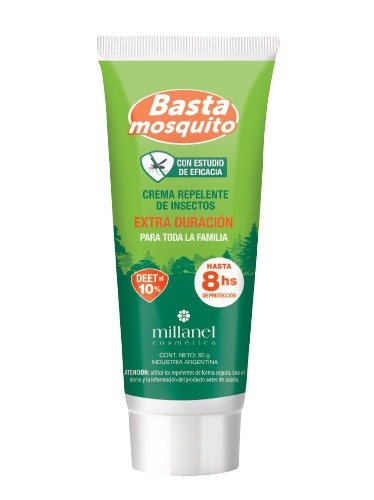 Crema repelente Basta Mosquito Extra Duración Millanel