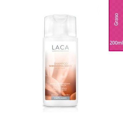 Shampoo Sebonormalizante con Tea Tree Oil. Laca