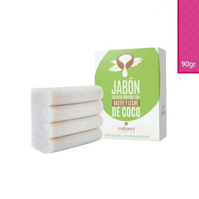 Jabón Cremoso con Aceite y Leche de Coco. Millanel