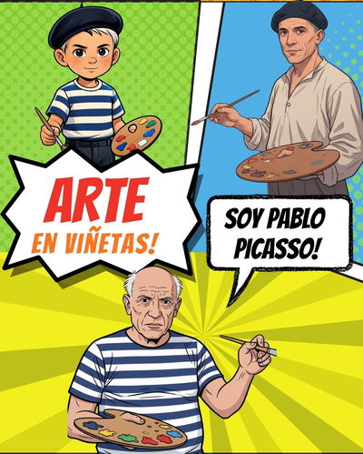 ARTE EN VIÑETAS: Vida y Obra de Pablo Picasso