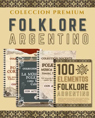 COLECCIÓN PREMIUM X 4 – FOLKLORE Y DANZA ARGENTINA