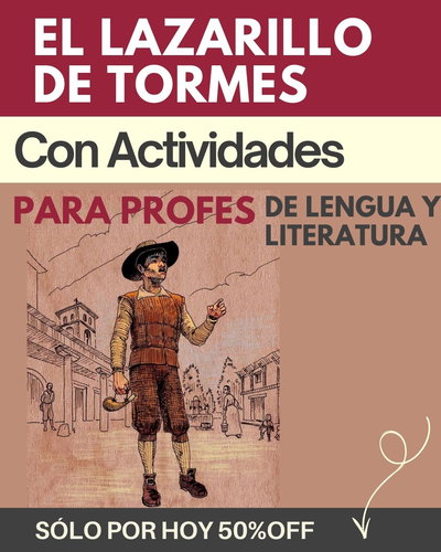 LAZARILLO DE TORMES Clásico de la literatura + Guía de lectura y actividades